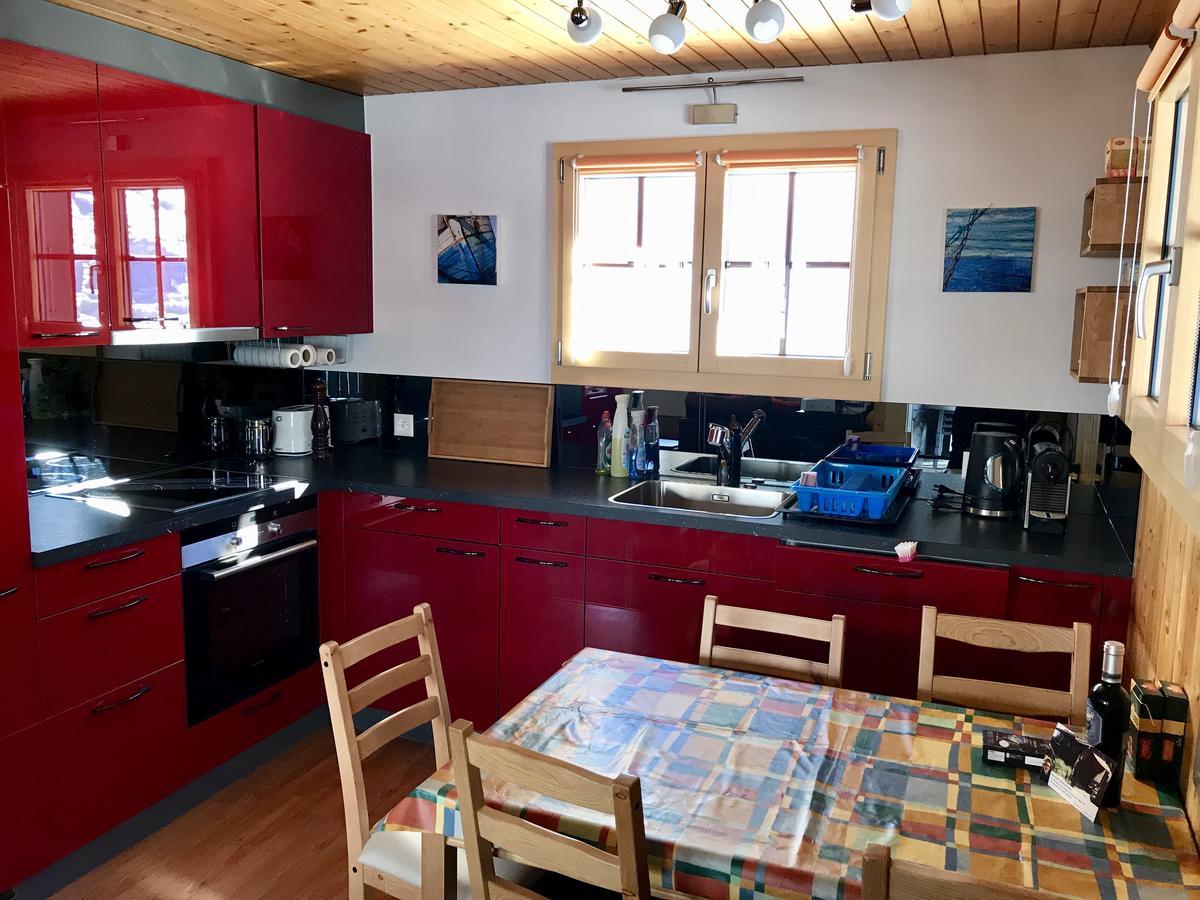 Ferienwohnung Im Chalet Firn - Og 벌첸 외부 사진